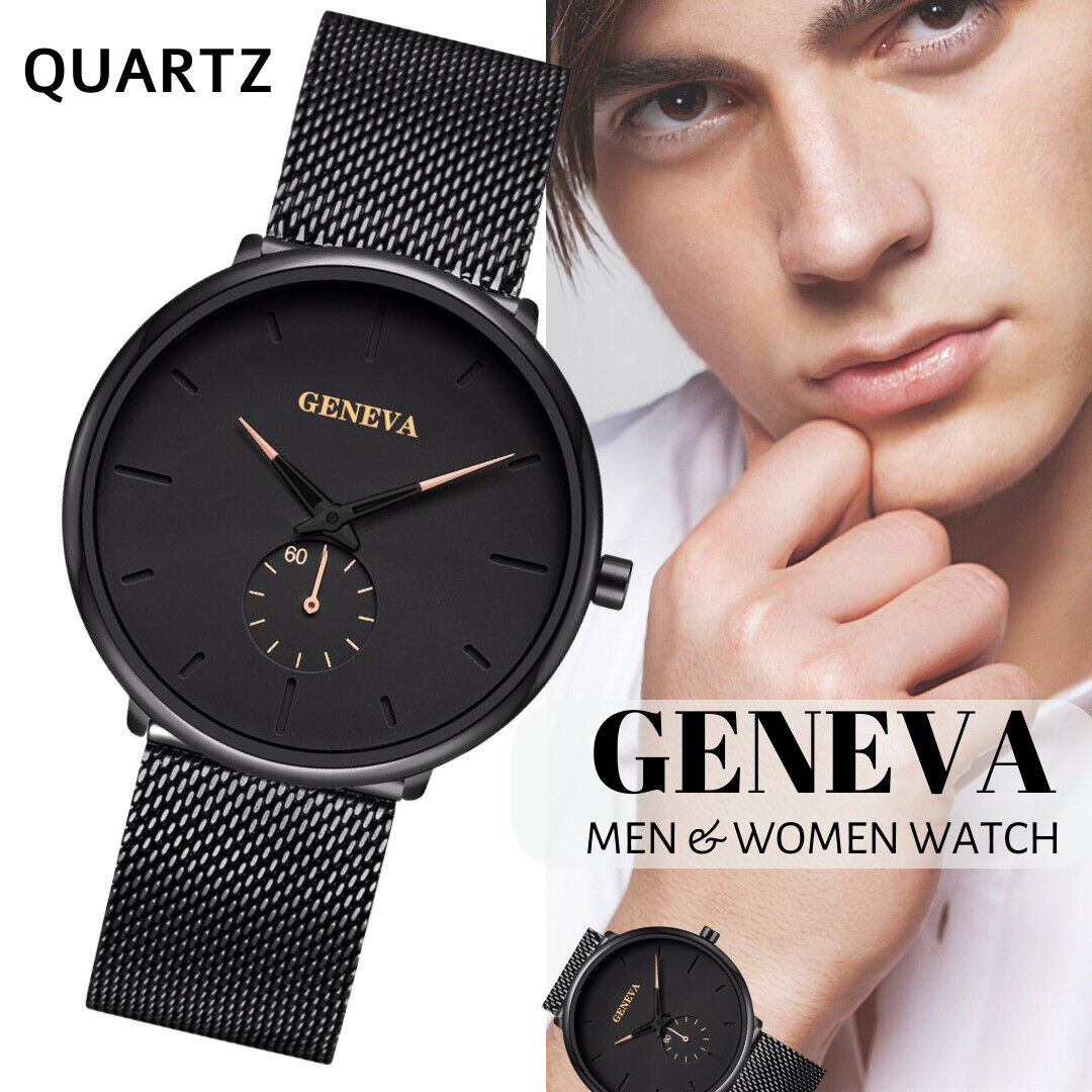 Geneva Stainless Steel Quartz